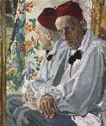 Alexander Yakovlevich GOLOVIN Portrait of Stage Director  Vsevolod Meyerhold china oil painting artist